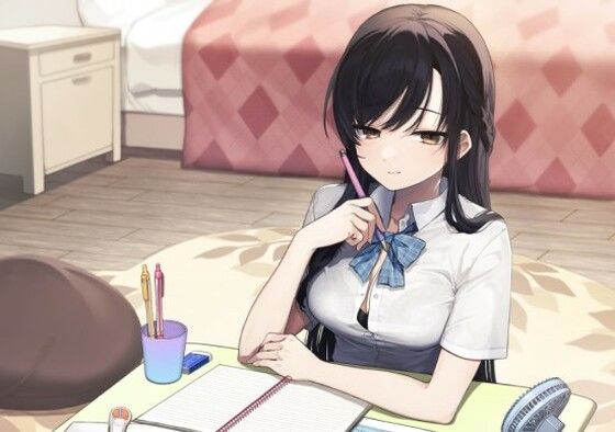 d_325948【無料超エロ漫画】家庭教師になったキミの性処理をしてくれるクール系JKとの日々