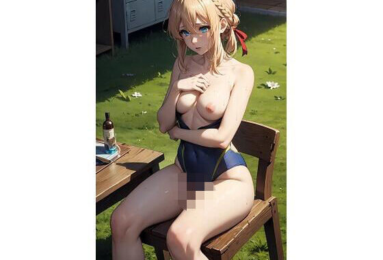 d_487005【無料超エロ漫画】ヴァイオ〇ット  競泳水着（58枚）